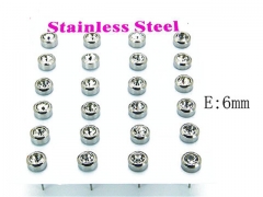 HY Stainless Steel Small Crystal Stud-HY54E0100HNC