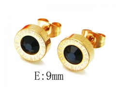 HY Stainless Steel Small Crystal Stud-HY25E0681MT