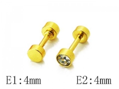 HY Stainless Steel Small Crystal Stud-HY21E0058HL