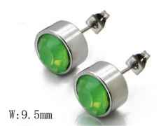 HY Stainless Steel Small Crystal Stud-HY06E1385K0