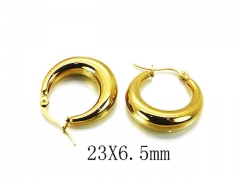 HY Wholesale Stainless Steel Hollow Hoop Earrings-HY08E0037OY