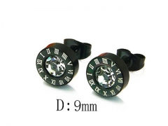HY Stainless Steel Small Crystal Stud-HY25E0558LG