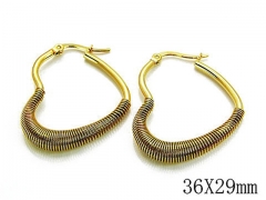 HY Wholesale Stainless Steel Hollow Hoop Earrings-HY89E0016KU