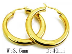 HY Wholesale Stainless Steel Hollow Hoop Earrings-HY58E0337O0