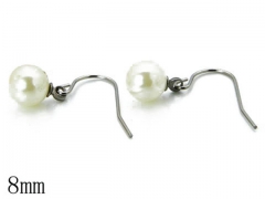 HY Stainless Steel Pearl Earrings-HY06E1366K0