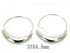HY Wholesale Stainless Steel Hollow Hoop Earrings-HY30E1500OW