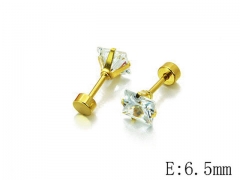 HY Stainless Steel Small Crystal Stud-HY54E0132IL