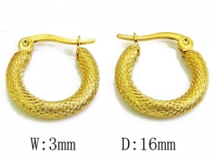 HY Wholesale Stainless Steel Hollow Hoop Earrings-HY58E0327J0