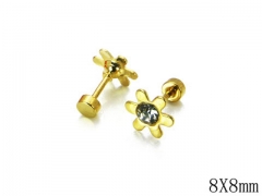 HY Stainless Steel Small Crystal Stud-HY67E0121JLE