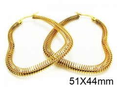 HY Wholesale Stainless Steel Hollow Hoop Earrings-HY58E0681KS