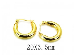 HY Wholesale Stainless Steel Hollow Hoop Earrings-HY08E0039OA