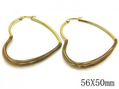 HY Wholesale Stainless Steel Hollow Hoop Earrings-HY89E0018KW