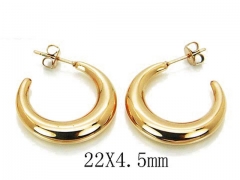 HY Wholesale Stainless Steel Hollow Hoop Earrings-HY30E1511OC