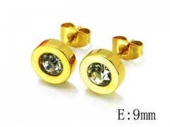 HY Stainless Steel Small Crystal Stud-HY64E0053LQ