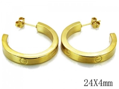 HY Wholesale Stainless Steel Earrings-HY26E0322OV