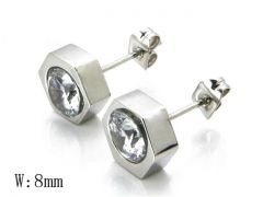 HY Stainless Steel Small Crystal Stud-HY06E1394K0