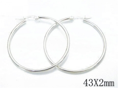 HY Wholesale Stainless Steel Plating Silver Earrings-HY70E0466KZ
