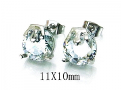 HY Stainless Steel Small Crystal Stud-HY64E0378MD