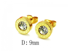 HY Stainless Steel Small Crystal Stud-HY25E0553LE