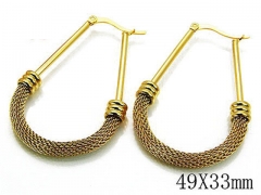 HY Wholesale Stainless Steel Hollow Hoop Earrings-HY89E0020MC