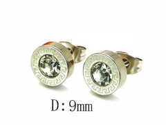 HY Stainless Steel Small Crystal Stud-HY25E0554KC