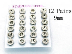 HY Stainless Steel Small Crystal Stud-HY54E0080IUU