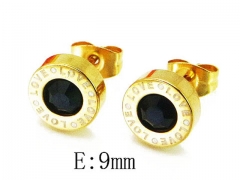 HY Stainless Steel Small Crystal Stud-HY25E0680LLY