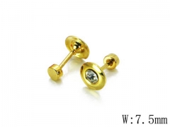 HY Stainless Steel Small Crystal Stud-HY67E0118JL