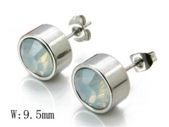 HY Stainless Steel Small Crystal Stud-HY06E1388K0
