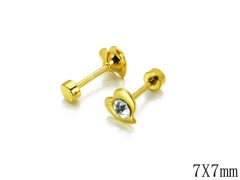 HY Stainless Steel Small Crystal Stud-HY67E0120JLW