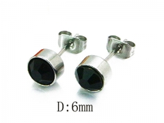 HY Stainless Steel Small Crystal Stud-HY81E0126HL