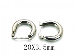 HY Wholesale Stainless Steel Hollow Hoop Earrings-HY08E0038NS