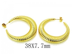 HY Wholesale Stainless Steel Hollow Hoop Earrings-HY30E1505OQ