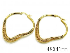 HY Wholesale Stainless Steel Hollow Hoop Earrings-HY89E0015KY