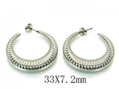 HY Wholesale Stainless Steel Hollow Hoop Earrings-HY30E1503LZ