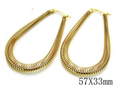HY Wholesale Stainless Steel Hollow Hoop Earrings-HY89E0009KZ