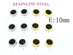 HY Stainless Steel Small Crystal Stud-HY59E0541H9L