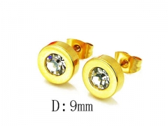 HY Stainless Steel Small Crystal Stud-HY25E0549JL