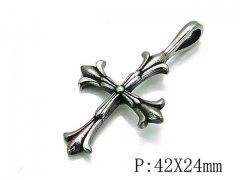 HY Stainless Steel 316L Cross Pendant-HYC03P0075PA