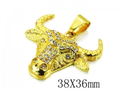 HY Stainless Steel 316L Animal Pendant-HYC13P0216HIL