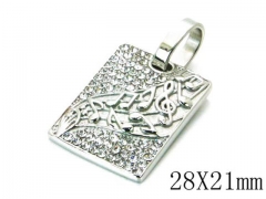 HY Stainless Steel 316L Pendant-HYC13P0401HIE
