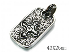 HY Stainless Steel 316L Religion Pendant-HYC03P0216HJS