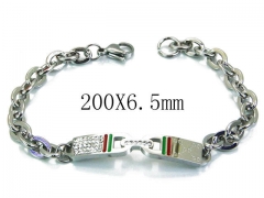 HY Stainless Steel 316L Bracelets-HYC80B0692HAA