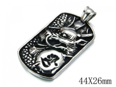 HY Stainless Steel 316L Animal Pendant-HYC03P0212HIE