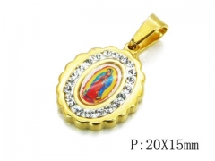 HY Stainless Steel 316L Religion Pendant-HYC12P0375KQ