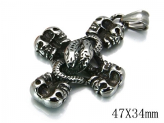 HY Stainless Steel 316L Cross Pendant-HYC03P0141HIQ