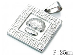 HY Stainless Steel 316L Pendant-HYC59P0198KL