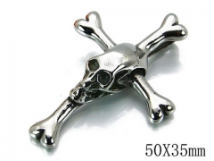 HY Stainless Steel 316L Cross Pendant-HYC03P0157HIX