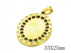 HY Stainless Steel 316L Religion Pendant-HYC12P0612LLY