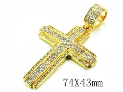 HY Stainless Steel 316L Cross Pendant-HYC13P0237JIE